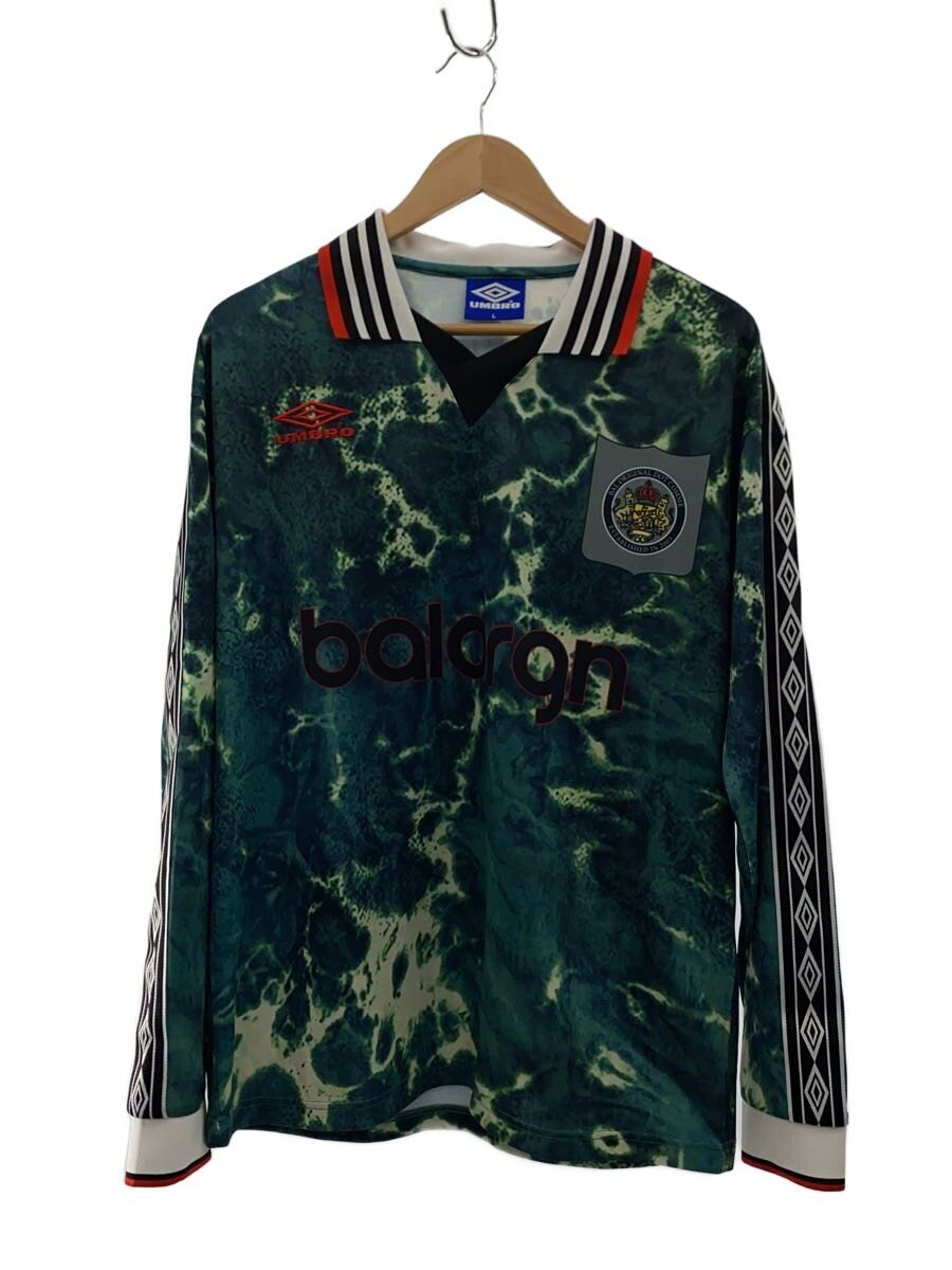 【中古】UMBRO◆トップス/L/ポリエステル/GRN【メンズウェア】