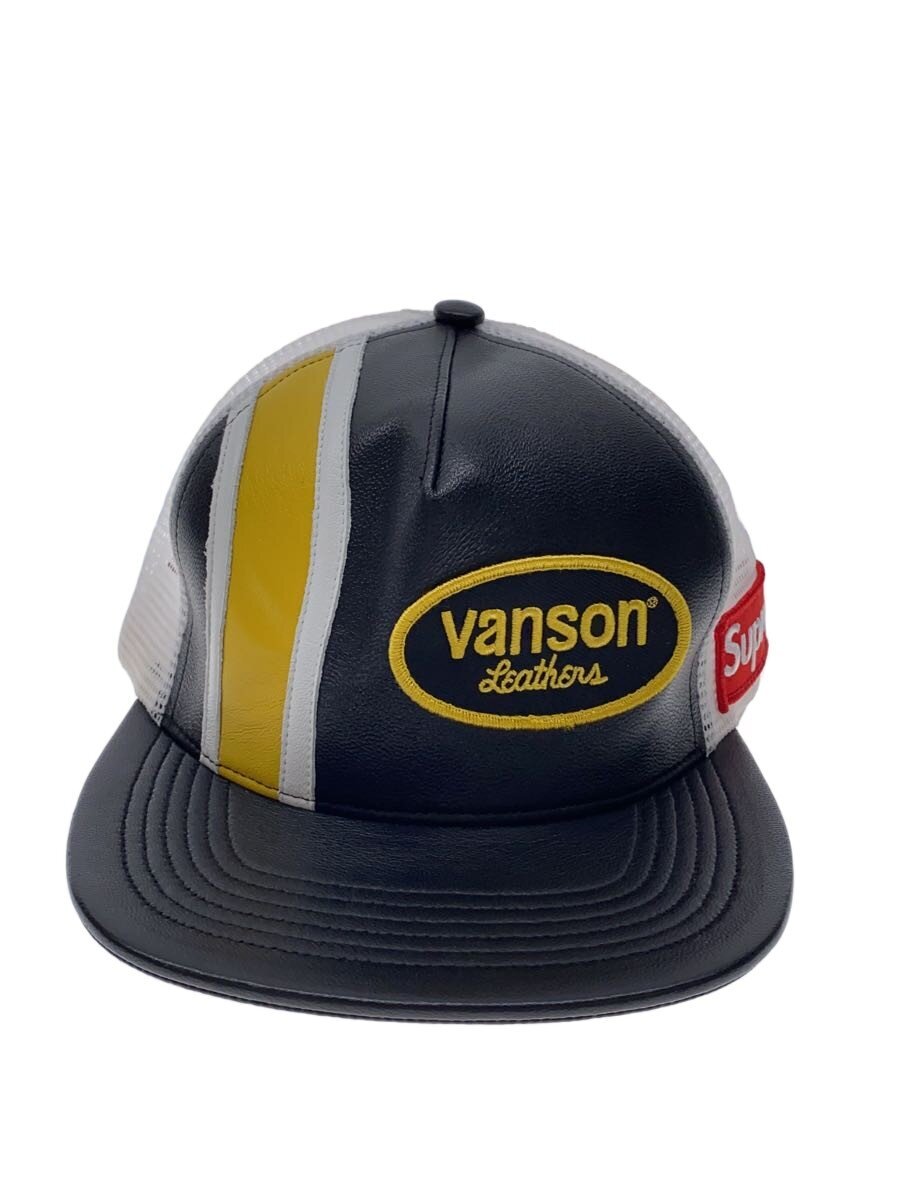 【中古】Supreme◆20SS/Leathers Mesh Back 5-Panel/メッシュ旗がしら/FREE/ポリエステル/BLK//【服飾雑貨他】