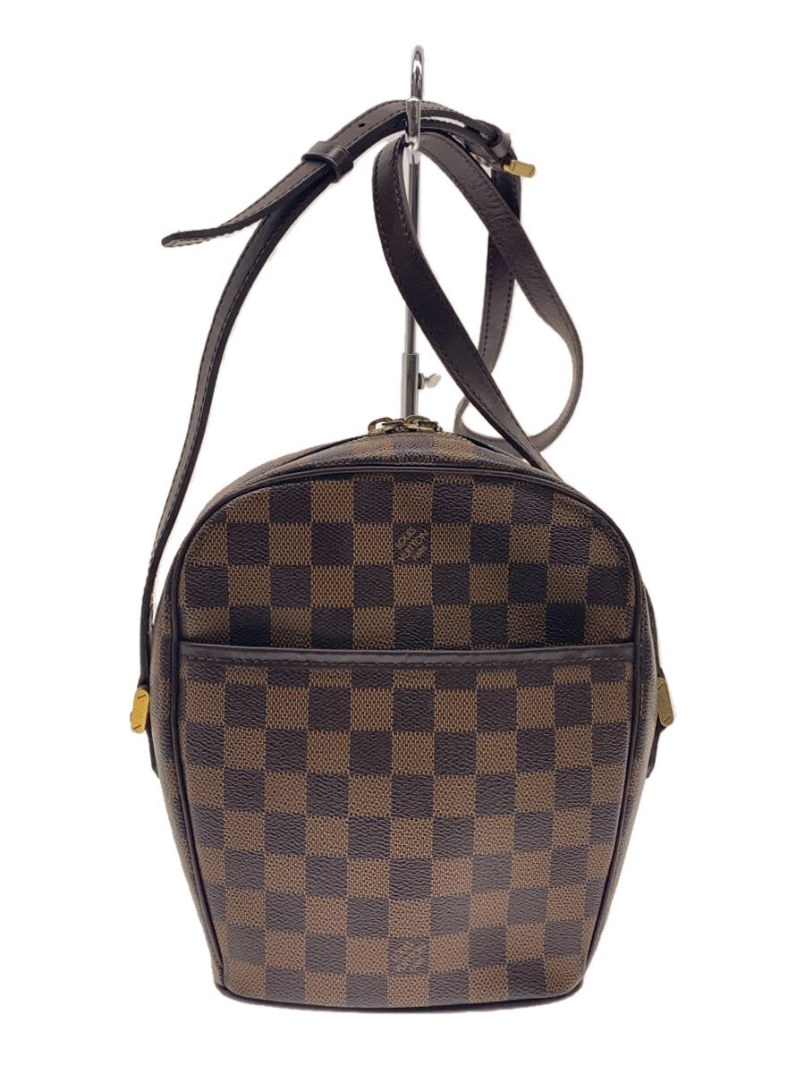 【中古】LOUIS VUITTON◆イパネマGM_ダミエ_エベヌ/レザー/BRW//【バッグ】｜2ｎｄ STREET 店