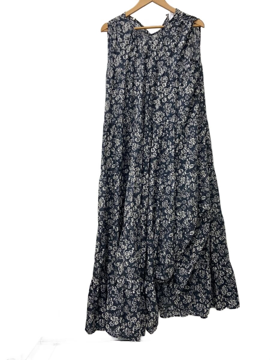 【中古】Merlette◆CARON Dress/ノースリーブ衣裳/S/綿織物/BLK/花柄/3910300232【レディース御召しもの】