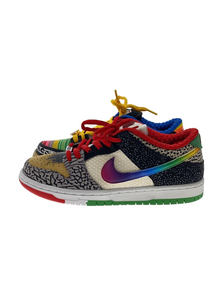 【中古】NIKE SB◆SB Dunk Low What The Paul/26珊/マルチ色つや/なめし革/cz2239-600【シューズ】