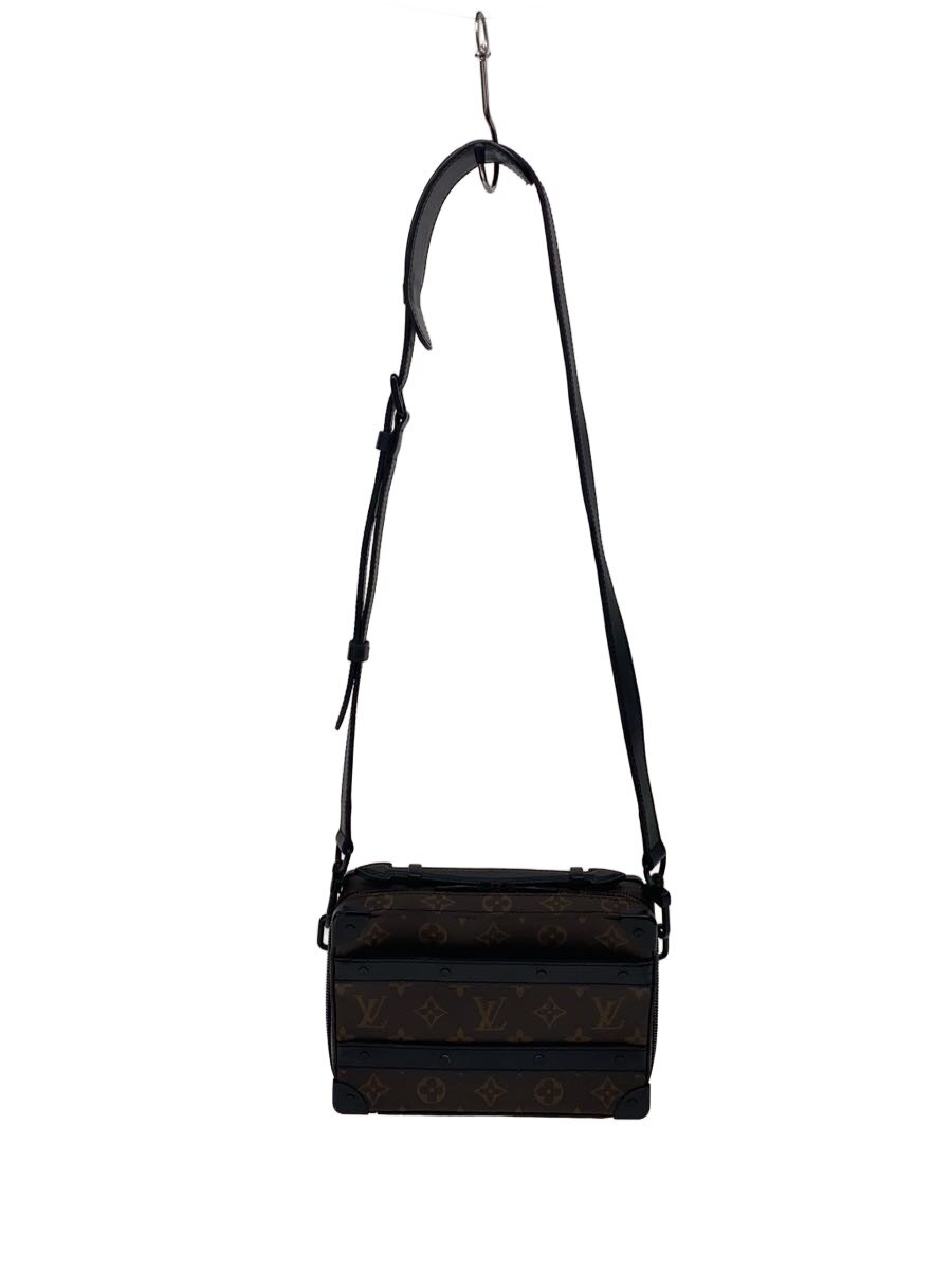 【中古】LOUIS VUITTON◆手持ち部分・ホンブルグ帽ブート_モノグラム・マカサー/PVC/BRW/モノグラム【御徒面子】