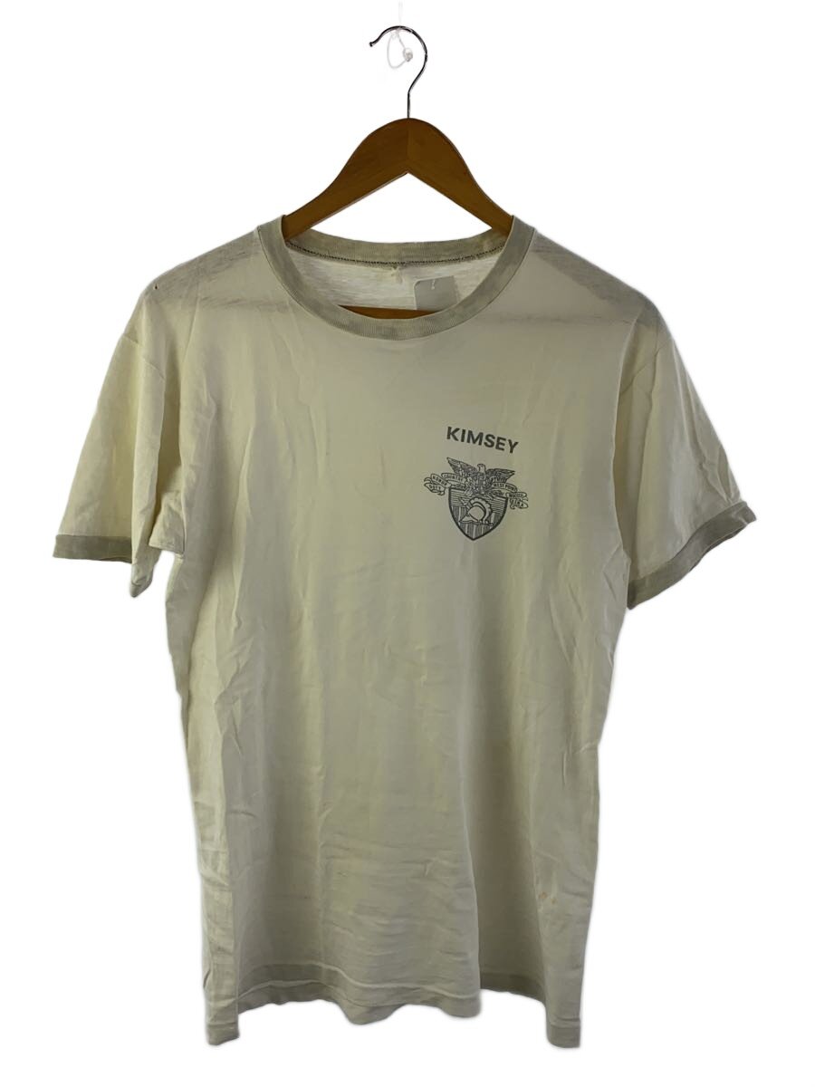 【中古】Champion◆60s/PRODUCTS引き舟/リンガーT/穴有/プルオーバー/38/綿織物/CRM【メンズウェア】