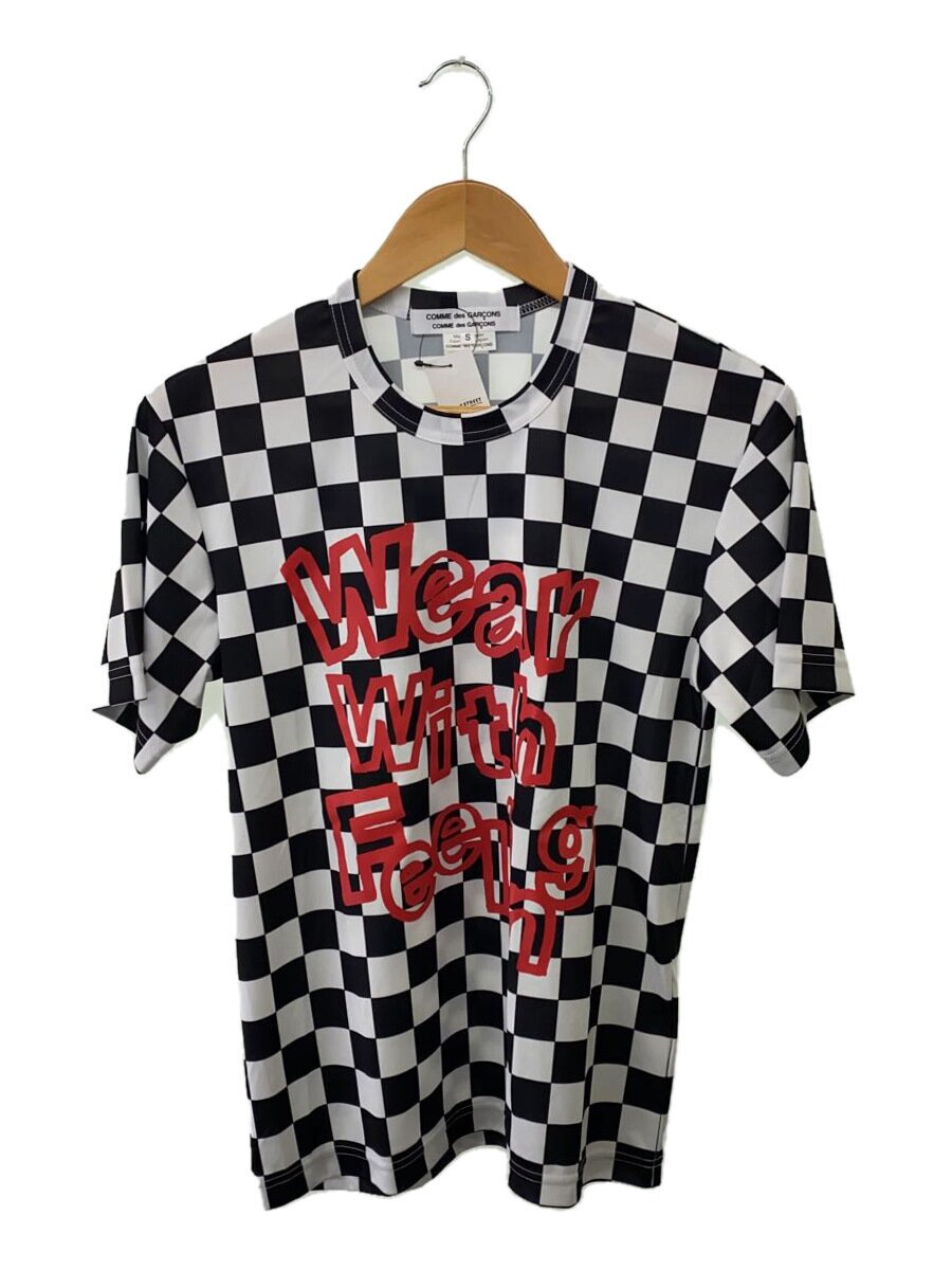 【中古】COMME des GARCONS COMME des GARCONS◆ティーシャツ/S/ポリエステル/BLK/RM-T026【レディース御召しもの】