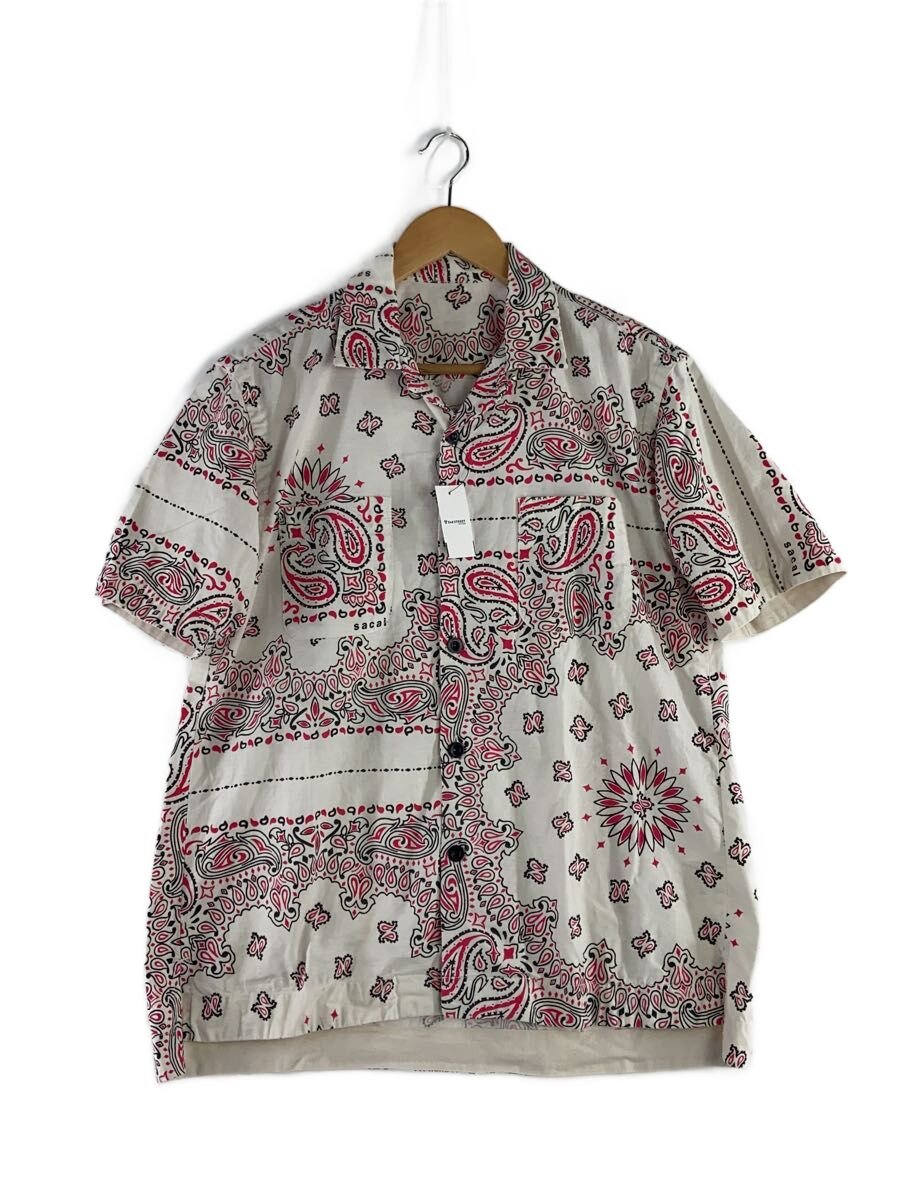 【中古】sacai◆半袖シャツ/1/コットン/WHT/ペーズリー/22-02689M【メンズウェア】｜2ｎｄ STREET 店