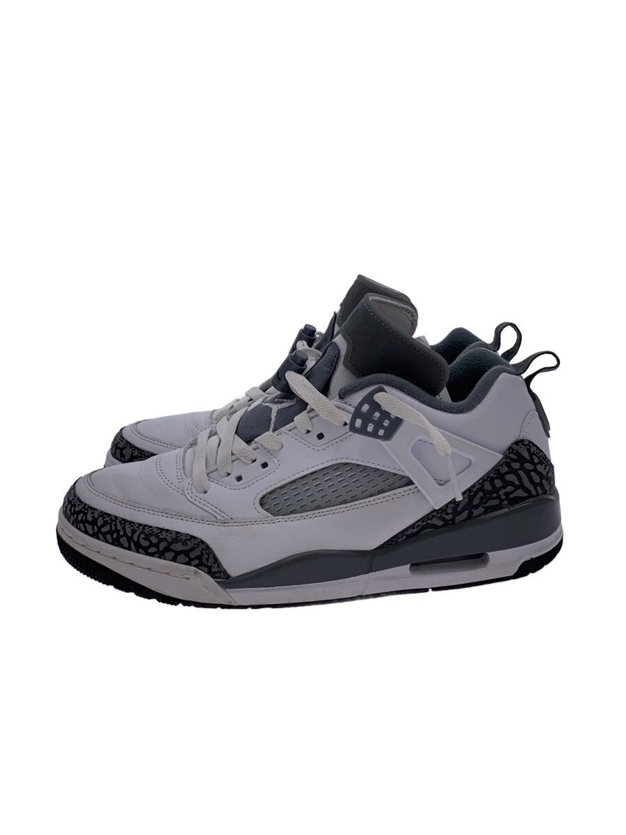 【中古】NIKE◆JORDAN SPIZIKE LOW_ジョーダン 秘密捜査員ジーク 置き目/26珊/GRY/なめし革//【シューズ】