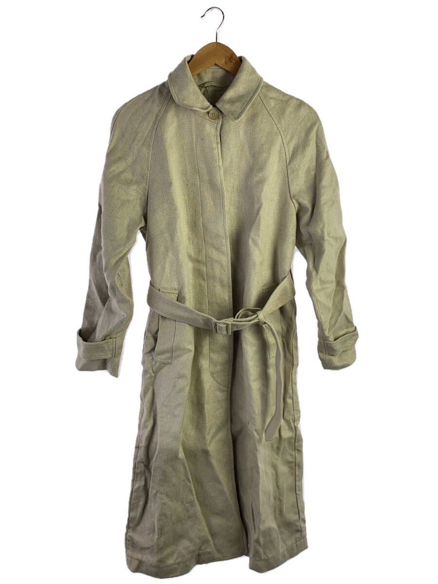 【中古】Steven Alan◆厚地の外套/M/リネン/IVO/無地/8299-209-3102//【レディース御召しもの】