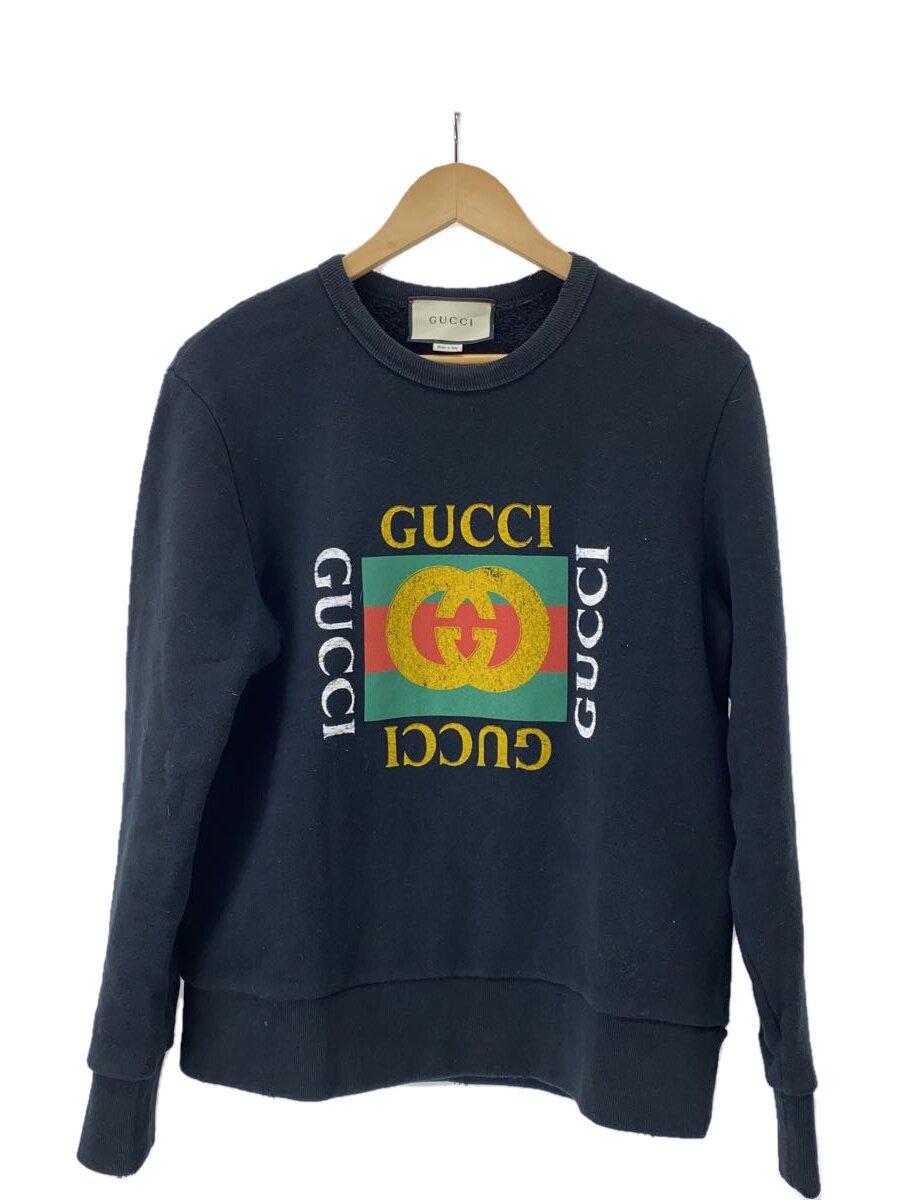 【中古】GUCCI◆汗水/--/綿織物/BLK【メンズウェア】