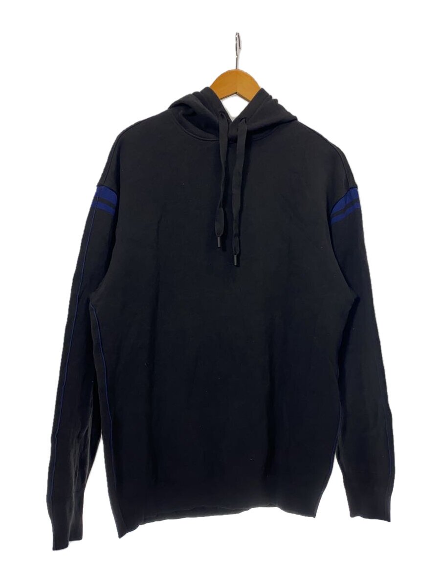 【中古】TOMORROWLAND◆コットンニットパーカー/パーカー/M/綿織物/BLK/63-02-14-02009【メンズウェア】