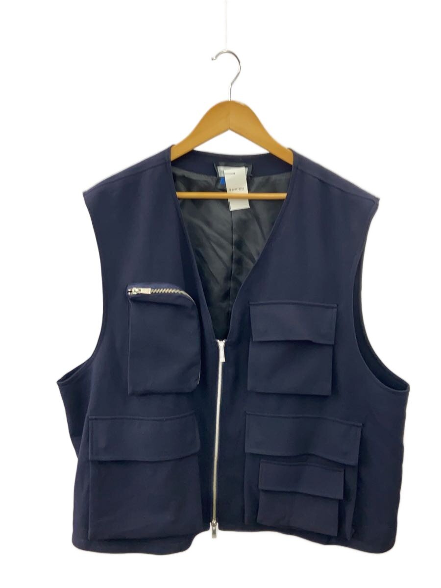 【中古】MAISON SPECIAL◆マルチファブリックユーティリティミリタリーベスト/1/--/NVY/無【メンズウェア】