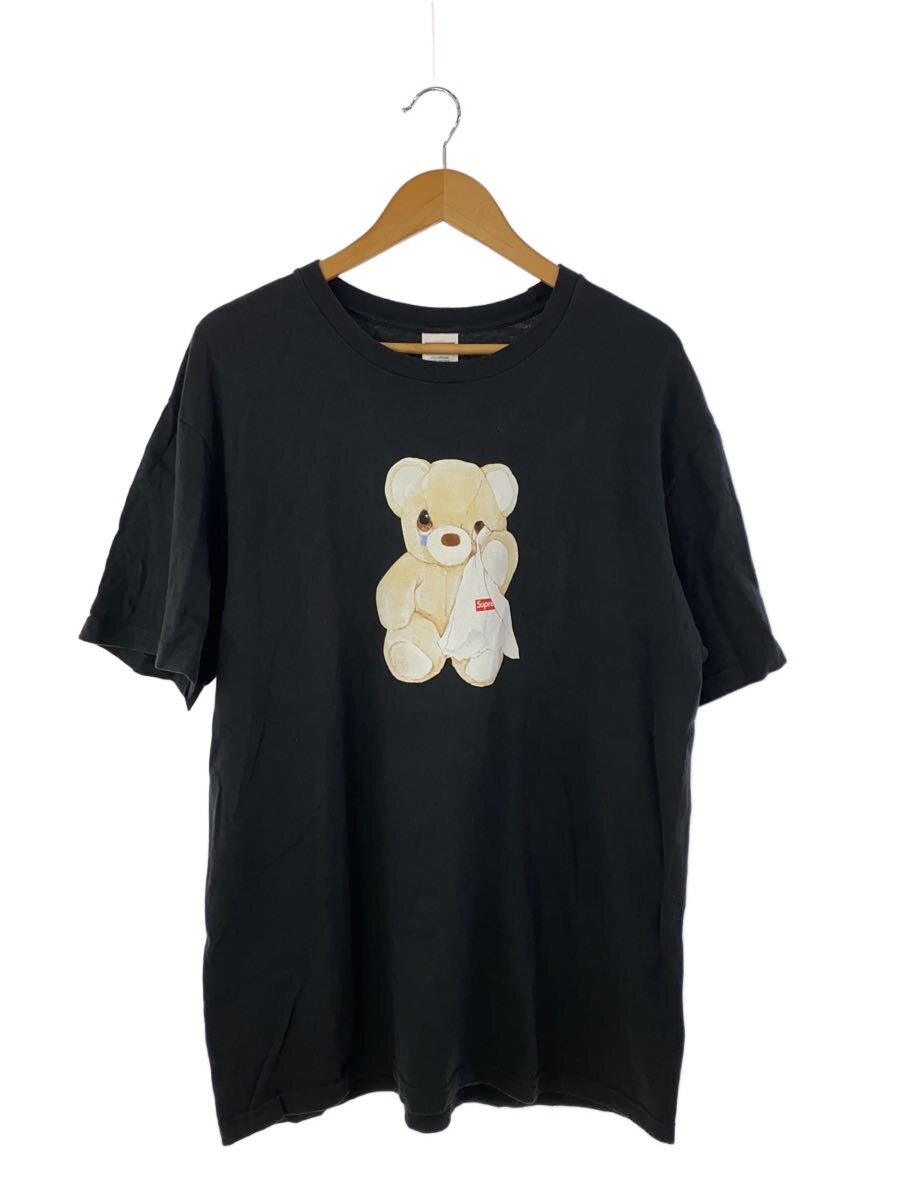 【中古】Supreme◆25SS/Bear Tee/L/綿織物/BLK【メンズウェア】