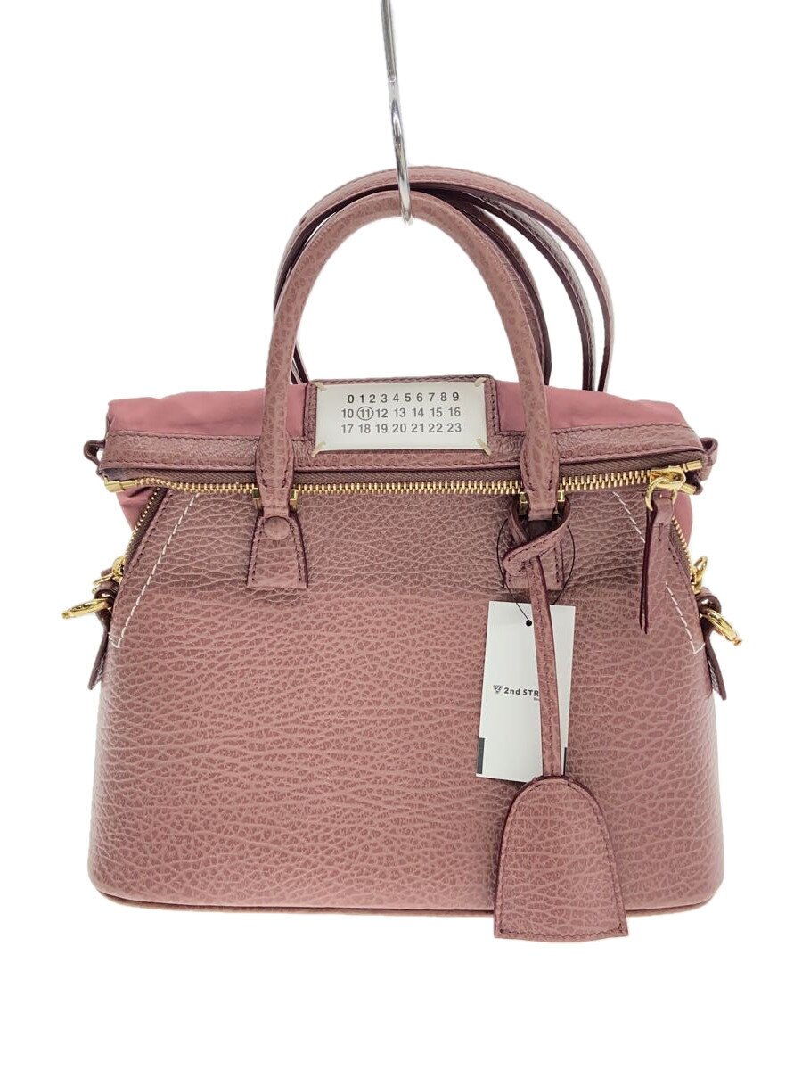 【中古】Maison Margiela◆5AC MINI/ショルダーバッグ/--/PNK/S56WG0082【御徒面子】
