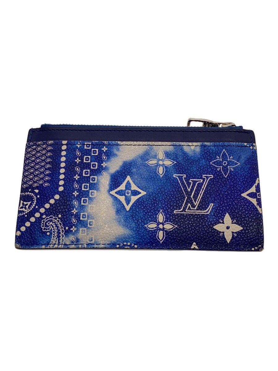 【中古】LOUIS VUITTON◆歌留多容れもの/--/BLU/メンズ/m81432【服飾雑貨他】