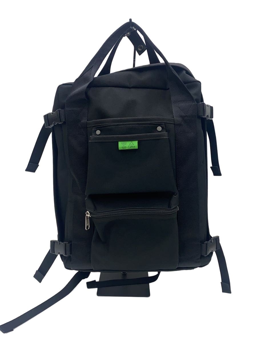 【中古】PORTER◆背嚢/ポリエステル/BLK/3134【御徒面子】