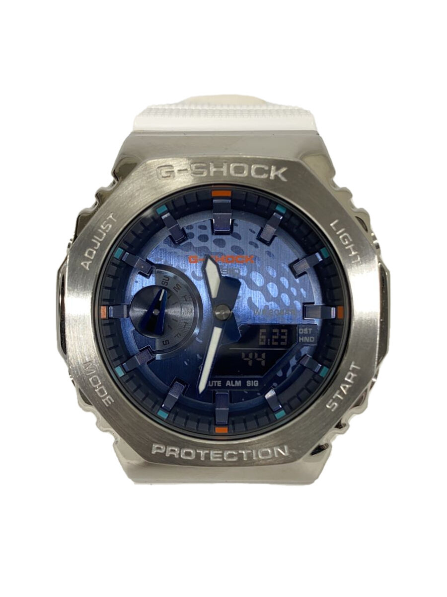 【中古】CASIO◆石川遼シグネチャーモデル/ウオッチ/アナログ/天然ゴム/NVY/gm-2100ri21//【服飾雑貨他】
