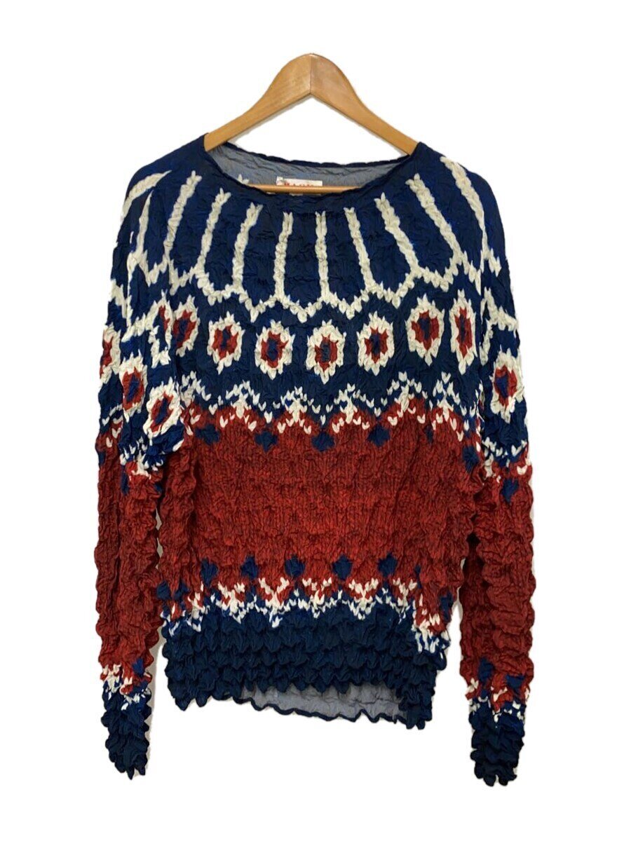 【中古】MASU◆トップス/22aw/POPCORN NORDIC SWEATER/48/ポリエステル/MVFW-CS0122【メンズウェア】