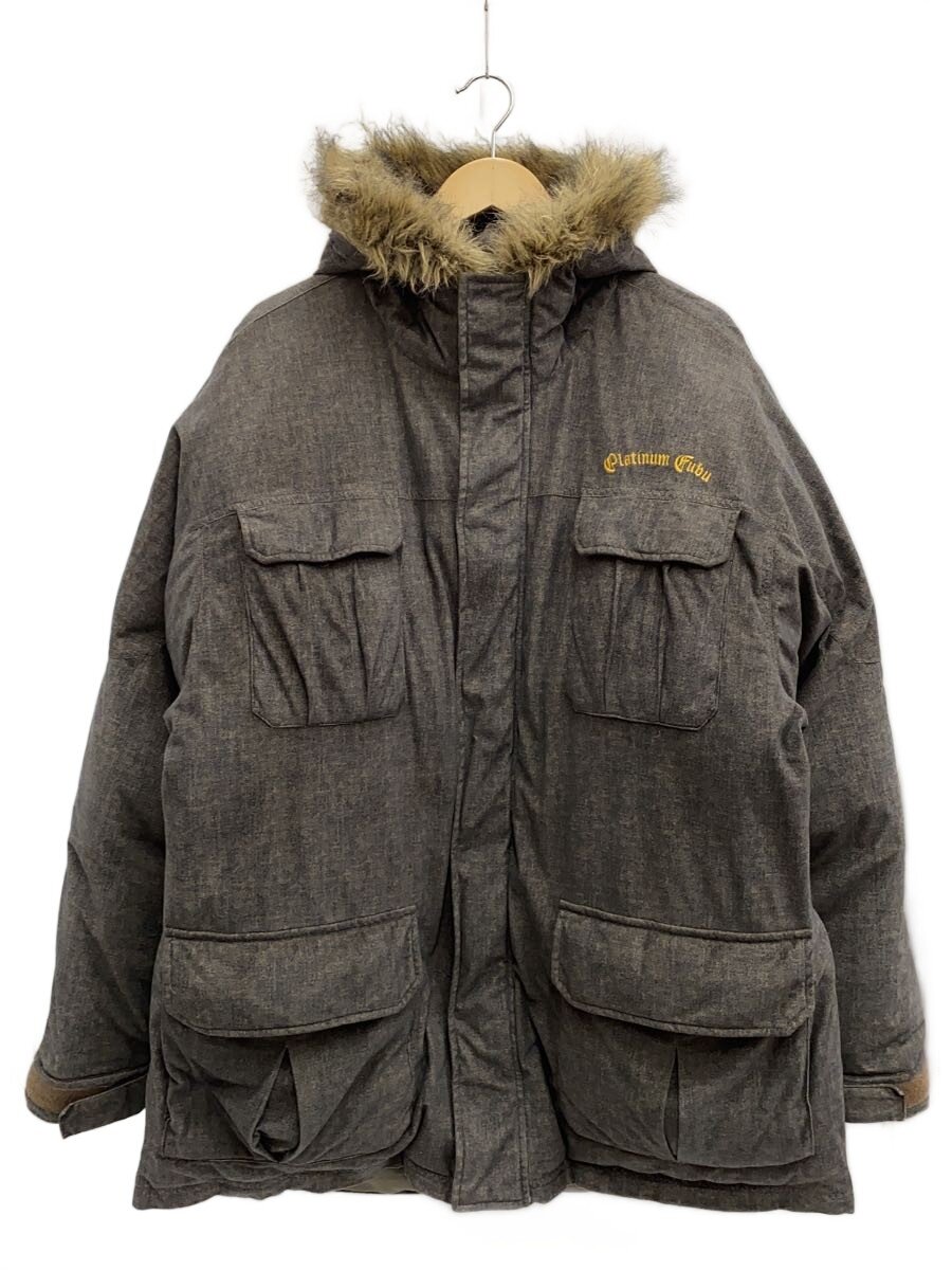 【中古】FUBU◆ダウンジャケット/XL/ポリエステル/KHK/無地/343-065122【メンズウェア】|2nd STREET 店