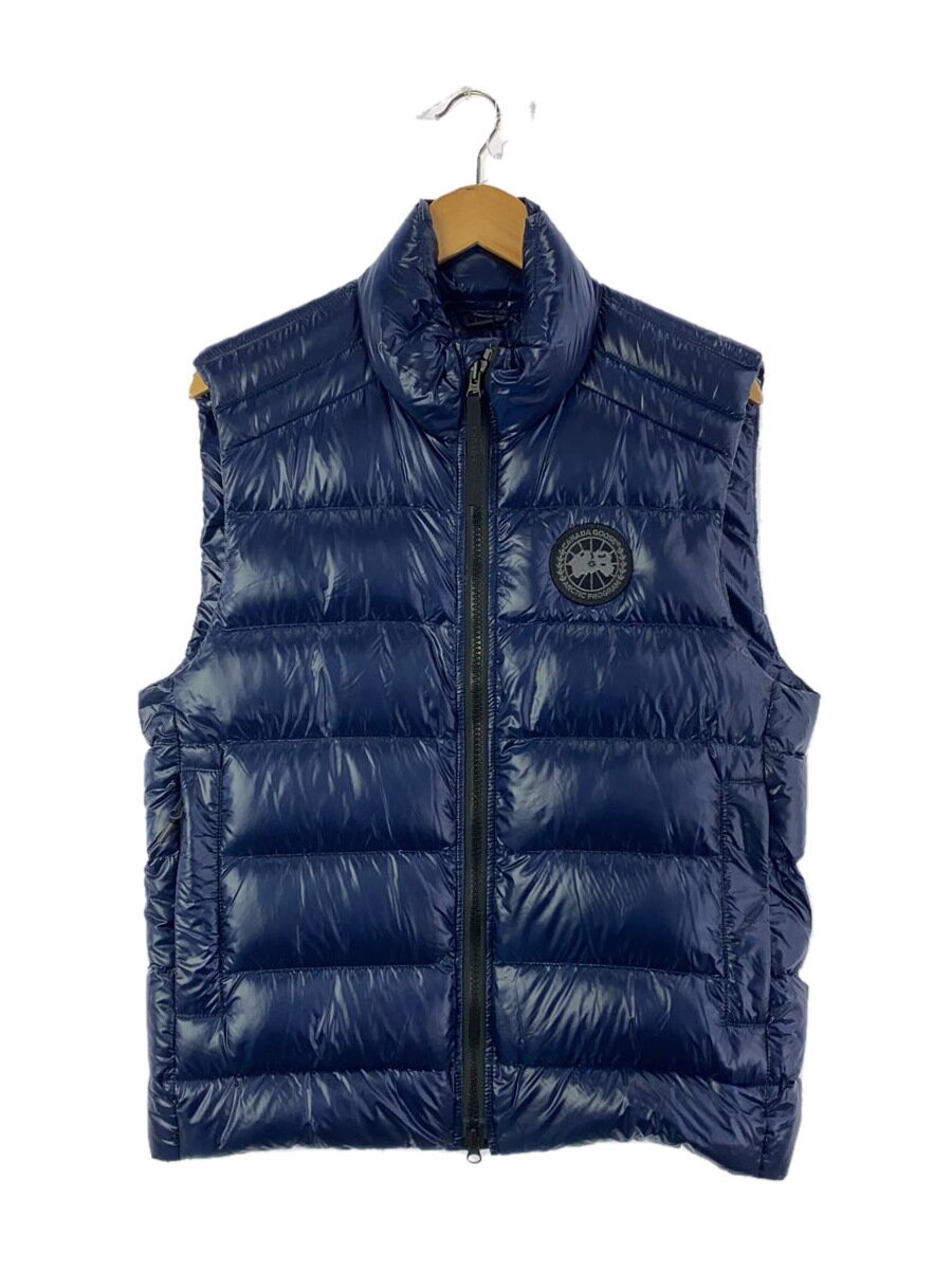 【中古】CANADA GOOSE◆CROFTON VEST/落ちこむより良い/M/ナイロン/NVY/無地/2229MB//【メンズウェア】