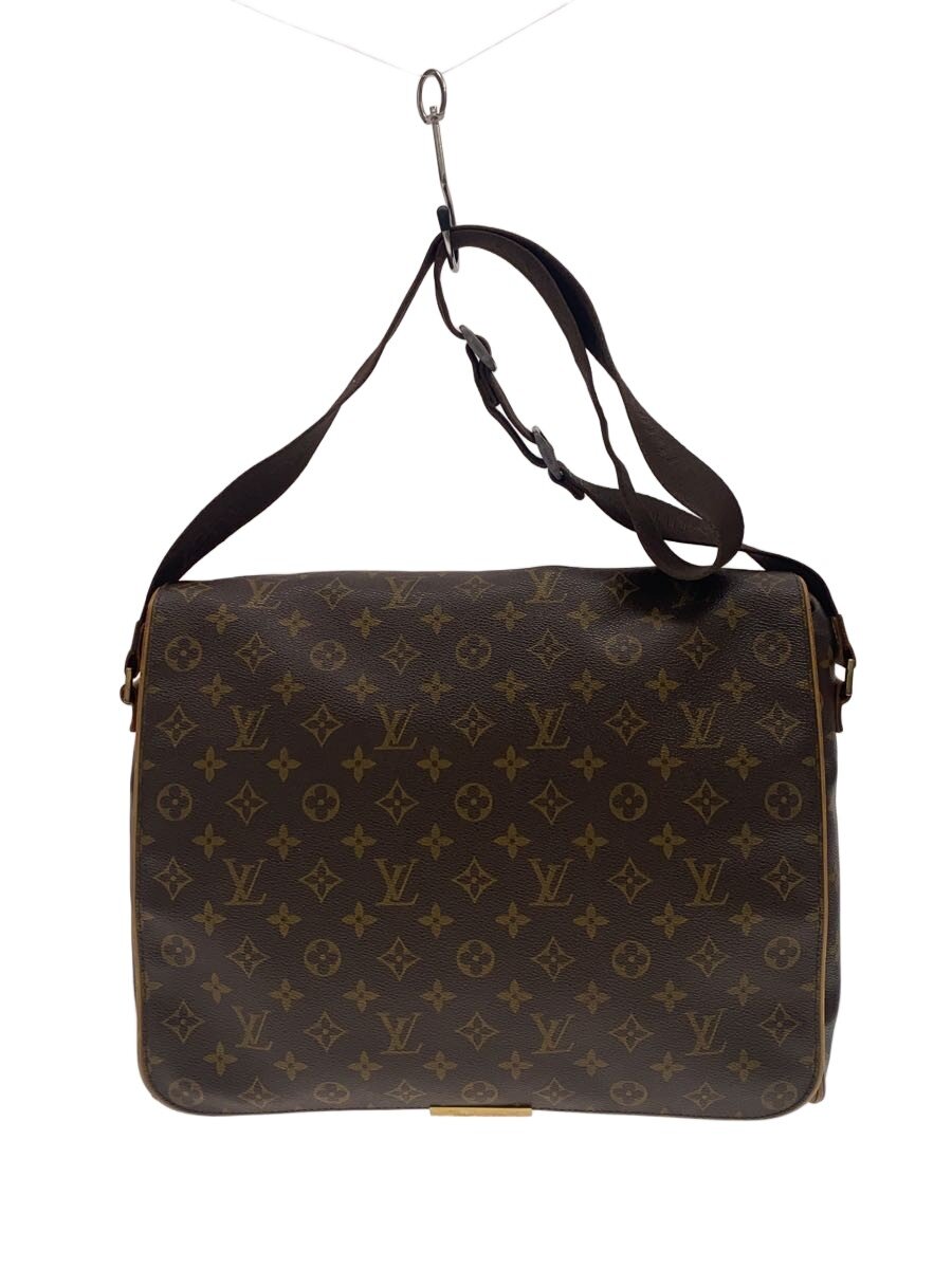 【中古】LOUIS VUITTON◆アベス_モノグラム・帆布/PVC/BRW【御徒面子】