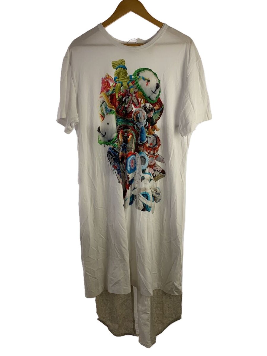 【中古】COMME des GARCONS HOMME PLUS◆プルオーバー/L/綿織物/WHT/PA-T004【メンズウェア】