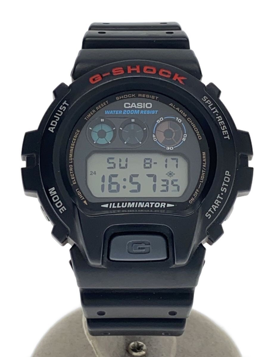 【中古】CASIO◆石英ウオッチ_G-SHOCK/デジタル/天然ゴム/黒いこと//【服飾雑貨他】