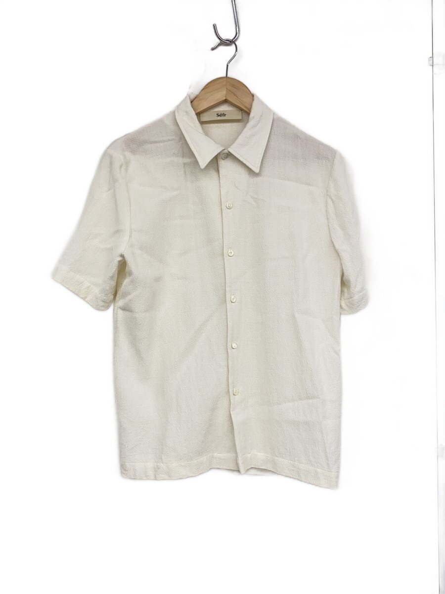 【中古】Sefr◆半袖シャツ/S/レーヨン/CRM/無地/? NULL ?【メンズウェア】｜2ｎｄ STREET 店