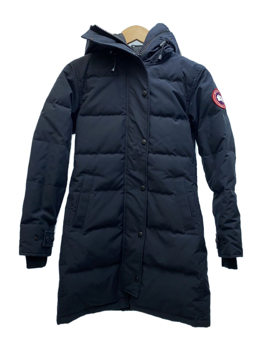 【中古】CANADA GOOSE◆SHELBURNE PARKA/ロングダウンジャケット/XS/ポリエステル/3802天使の都市//【レディース御召しもの】