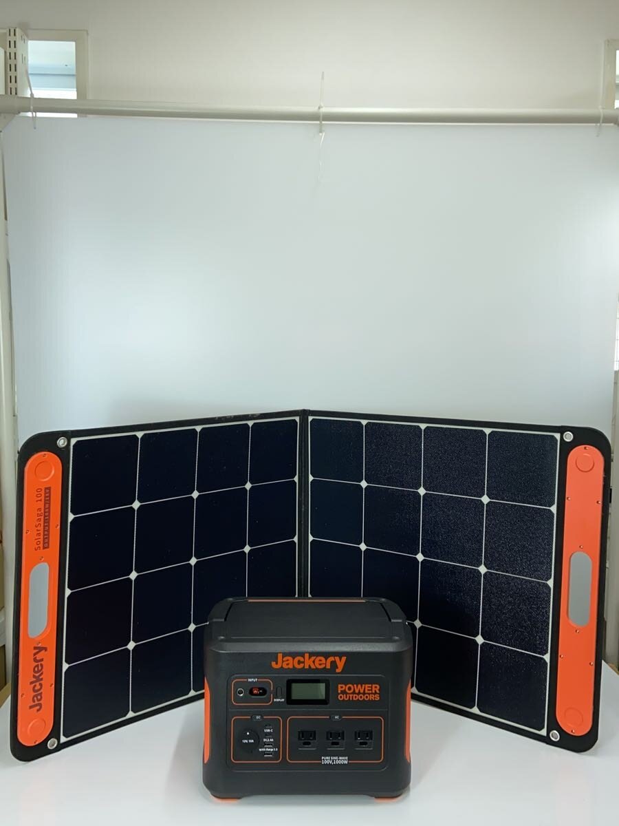 【中古】Jackery◆携帯型ワット数/Power1000/ソーラーダイアログボックス100V仕掛ける/生きて行く家電余分の物/PTB101【家電・視覚性・オーディオ】