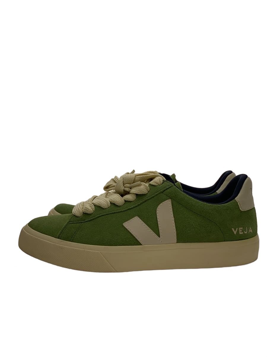 【中古】VEJA◆CAMPO BOLD SUEDE KIWI PIERRE/27珊/GRN/スウェード/CP0320525B420【シューズ】