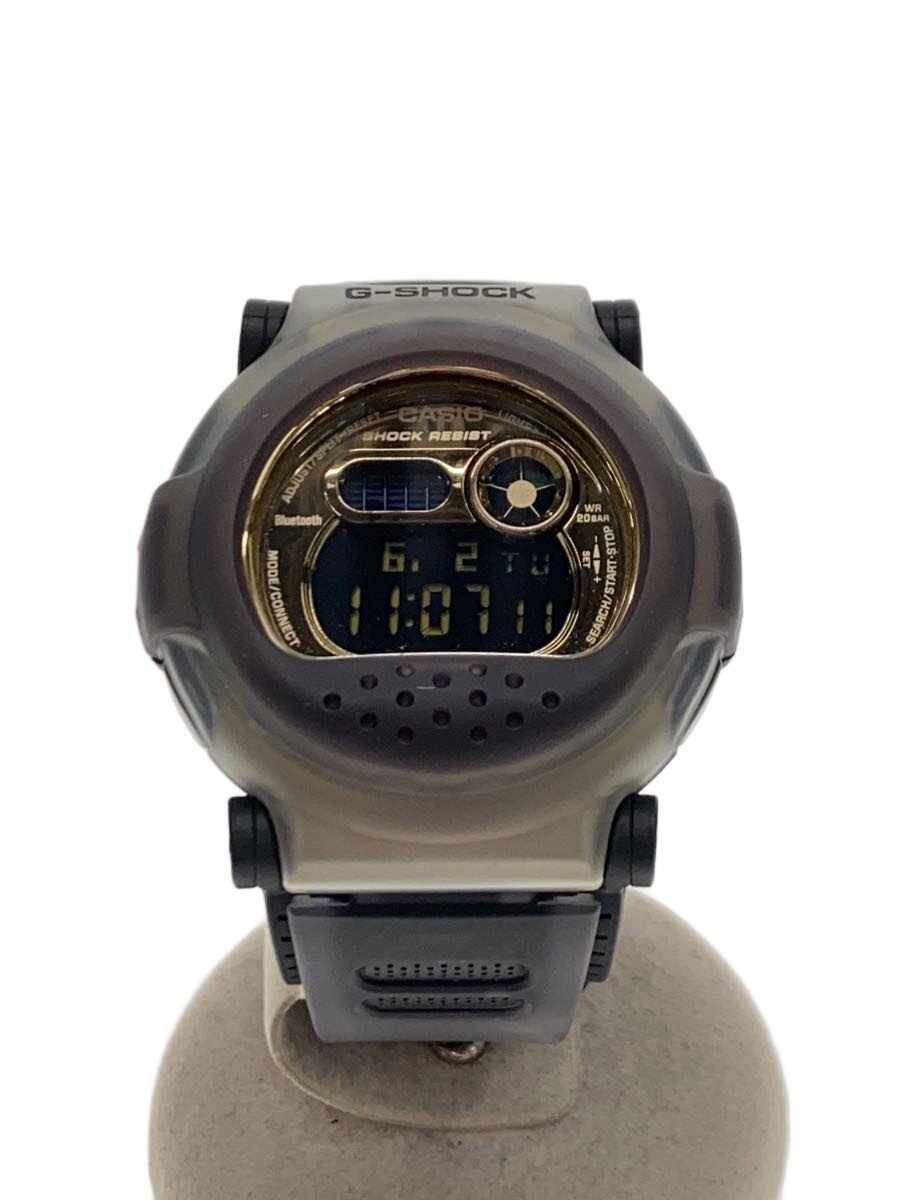 【中古】CASIO◆ウオッチ/デジタル/天然ゴム/BLK/BLK/G-B001//【服飾雑貨他】