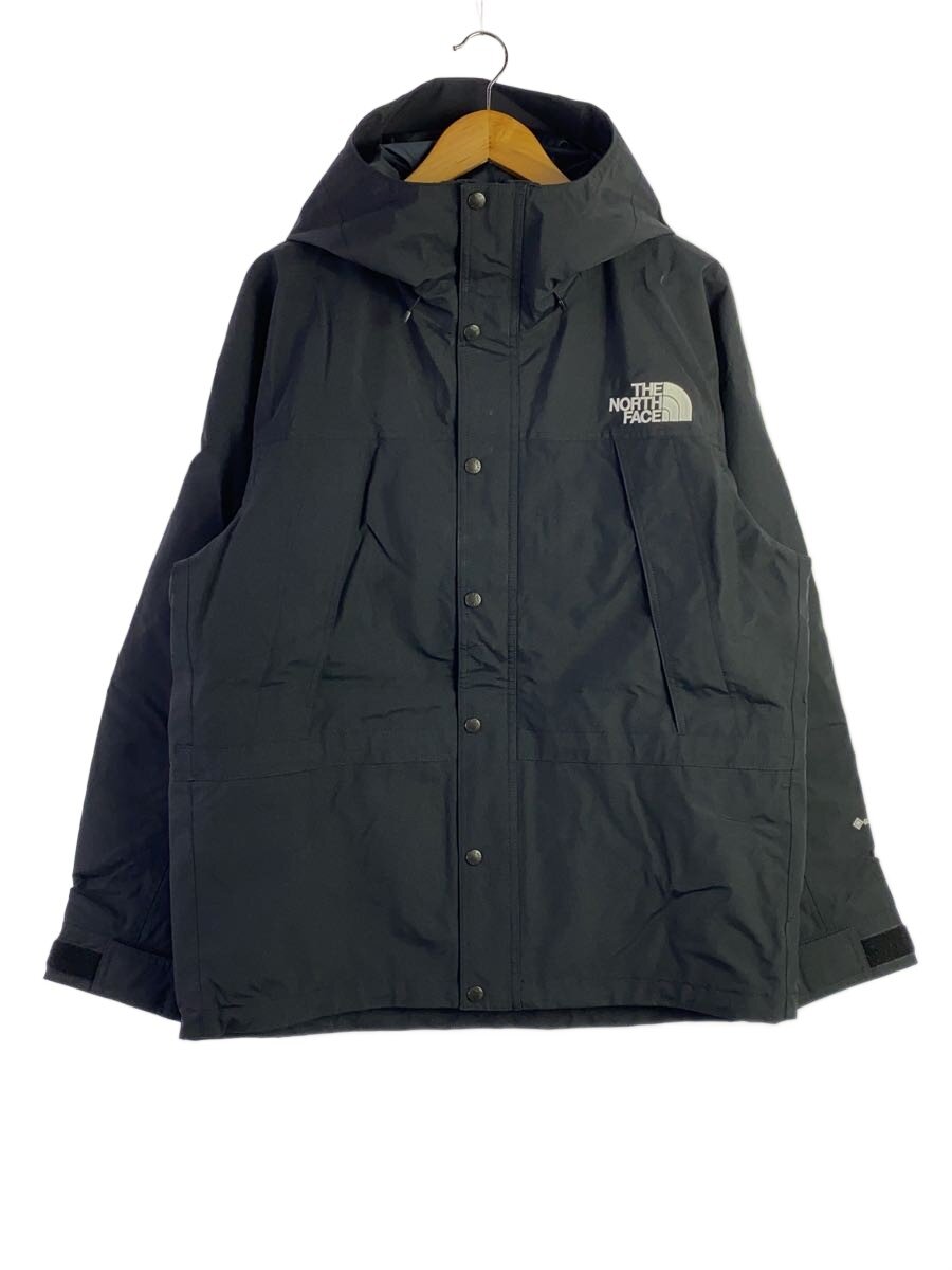 【中古】THE NORTH FACE◆MOUNTAIN LIGHT JACKET_マウンテンライトジャケット/L/ナイロン/BLK【メンズウェア】