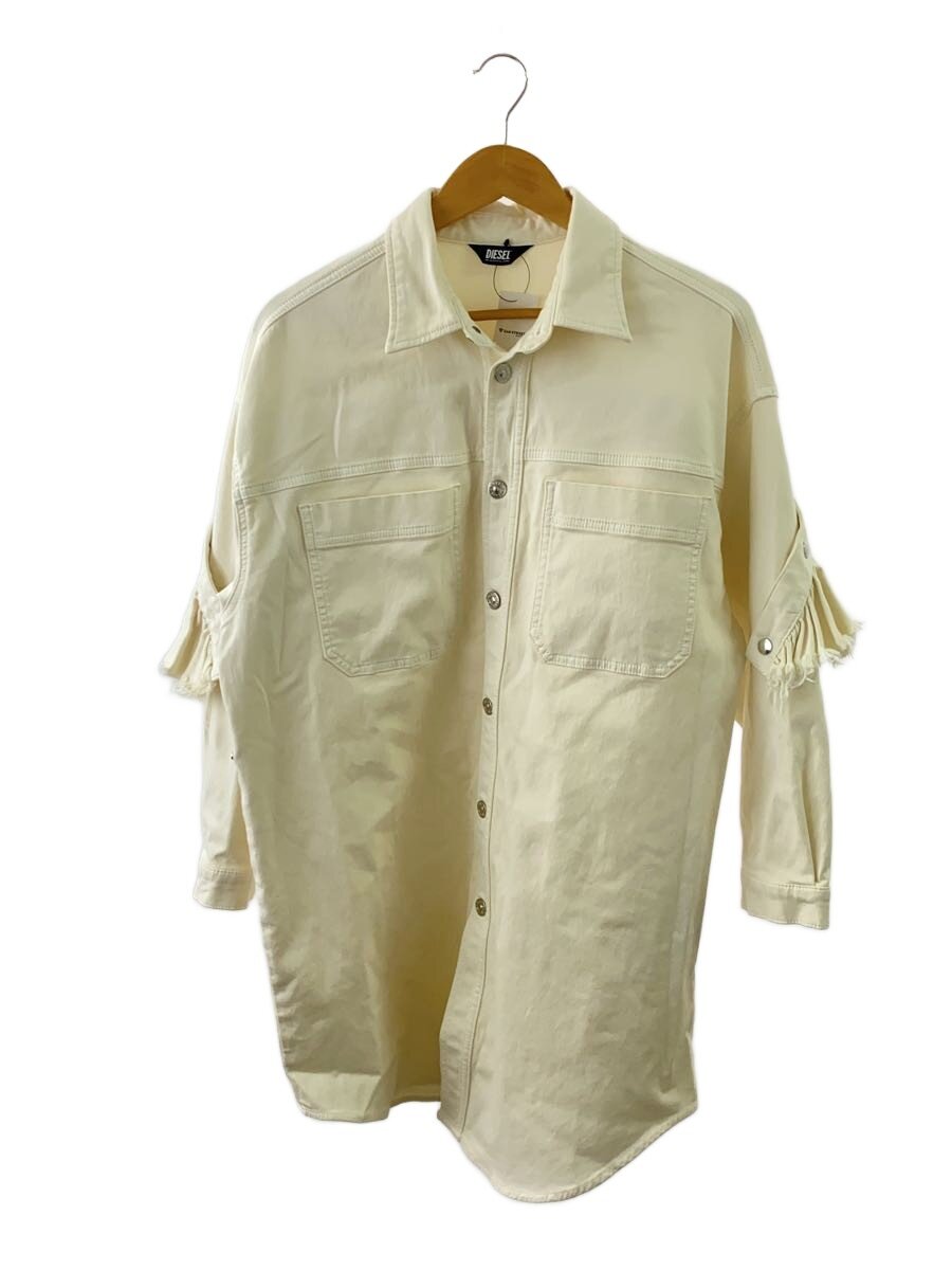 【中古】DIESEL◆シャツワンピース/XXS/コットン/WHT/無地【レディースウェア】｜2ｎｄ STREET 店
