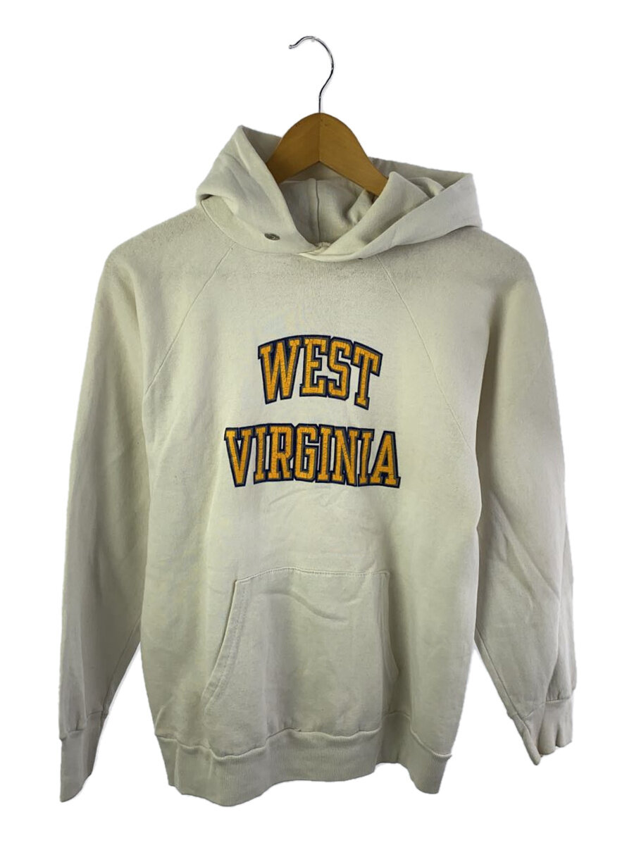 【中古】Champion◆80s/WEST VIRGINIA/Reverse Weave/M/綿織物/白いこと【メンズウェア】