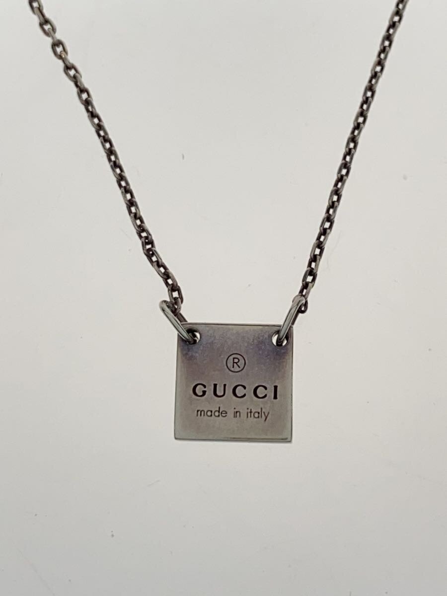 【中古】GUCCI◆ネックレス/--/SLV/トップ有/メンズ【服飾雑貨他】｜2ｎｄ STREET 店