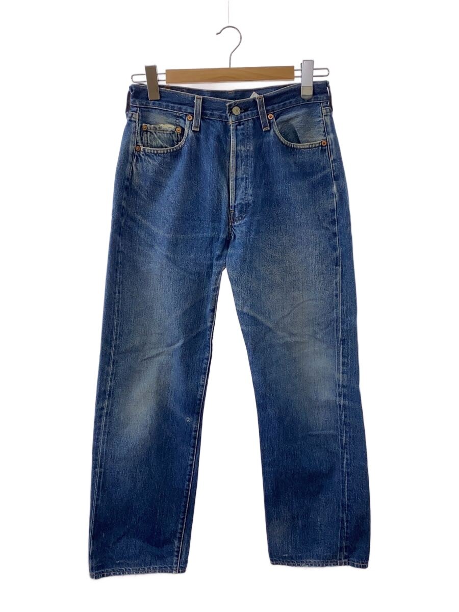 【中古】Levi’s◆引っ切り無いズボン下/31/綿織物/IDG/無地/501xx//【メンズウェア】