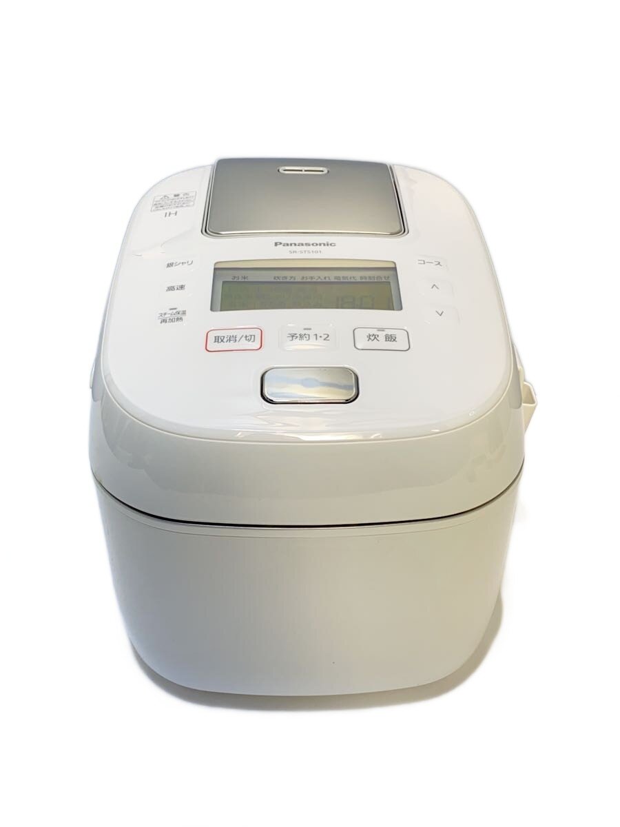 【中古】Panasonic◆炊飯器 SR-STS101-W【家電・視覚的・オーディオ】