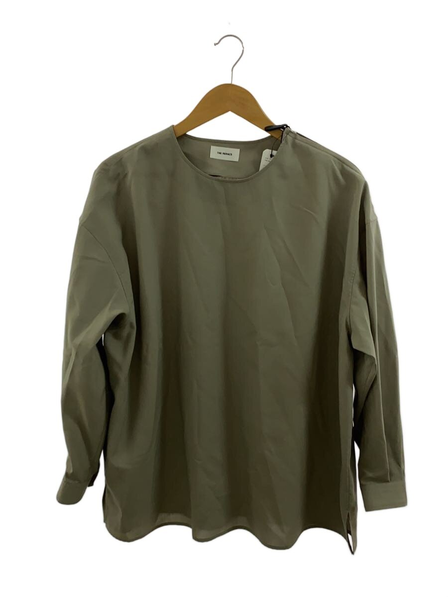 【中古】THE RERACS◆トップス/36/ポリエステル/GRN/25fw-rebl-494l-j【レディース御召しもの】