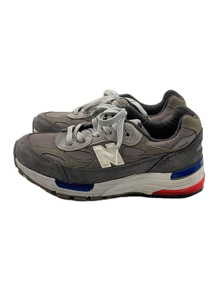 【中古】NEW BALANCE◆M992/薄墨色/22.5糎/GRY//【シューズ】