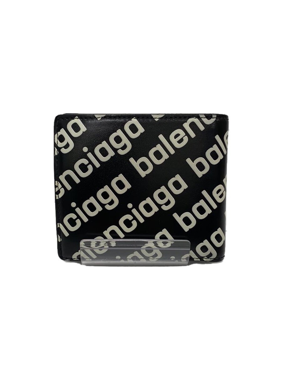 【中古】BALENCIAGA◆2つ折り金入れ/--/BLK/メンズ/594315【服飾雑貨他】