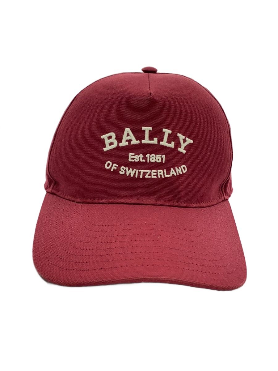 【中古】BALLY◆Hat Hat In Red Cotton/旗がしら/57/綿織物/赤いこと/6300190//【服飾雑貨他】