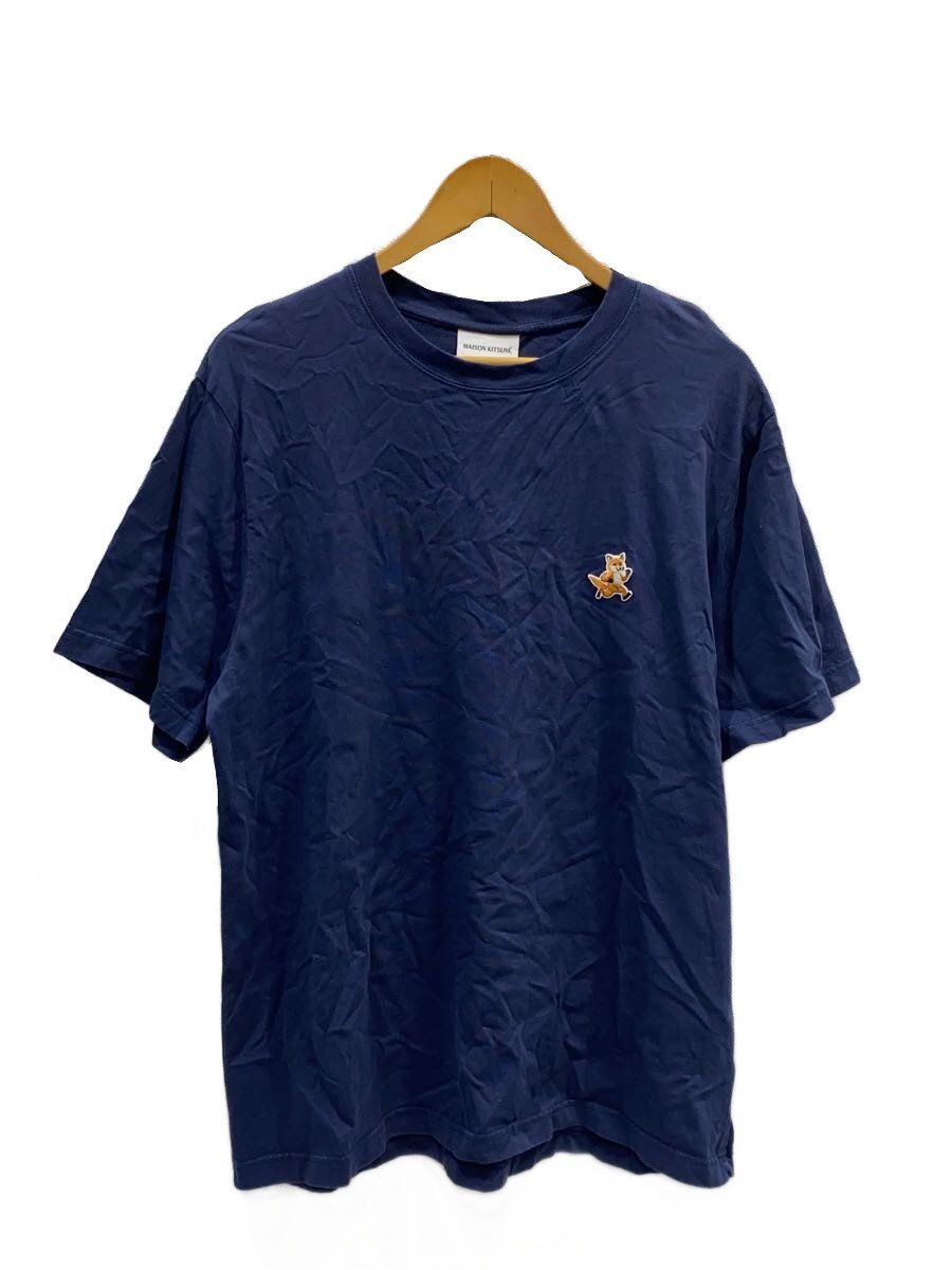 【中古】MAISON KITSUNE◆プルオーバー/L/綿織物/BLU【メンズウェア】