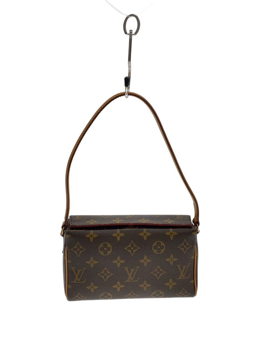 【中古】LOUIS VUITTON◆レシタル_モノグラム・帆布/PVC/BRW【御徒面子】