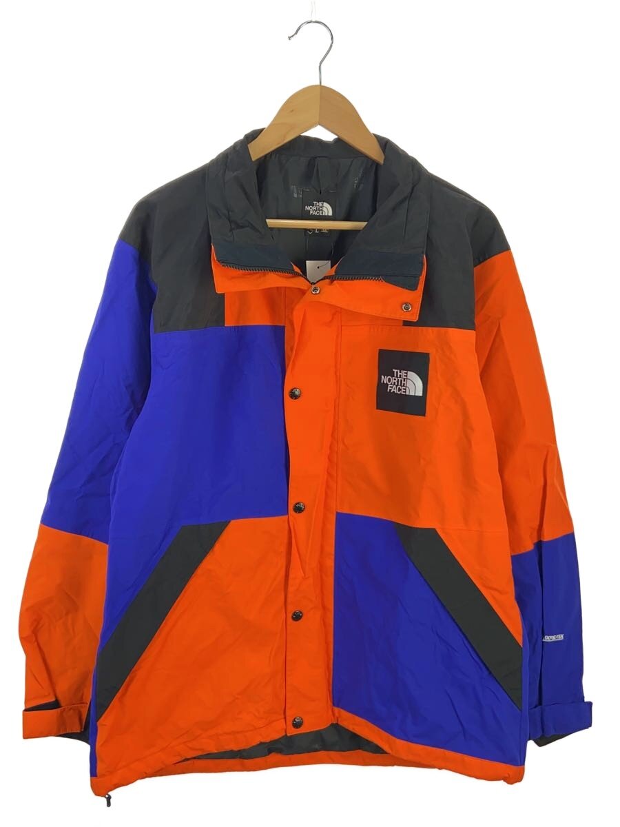 【中古】THE NORTH FACE◆RAGE GTX SHELL JACKET_レイジジーティーエックスシェルジャケット/L/ナイロン/ORN【メンズウェア】