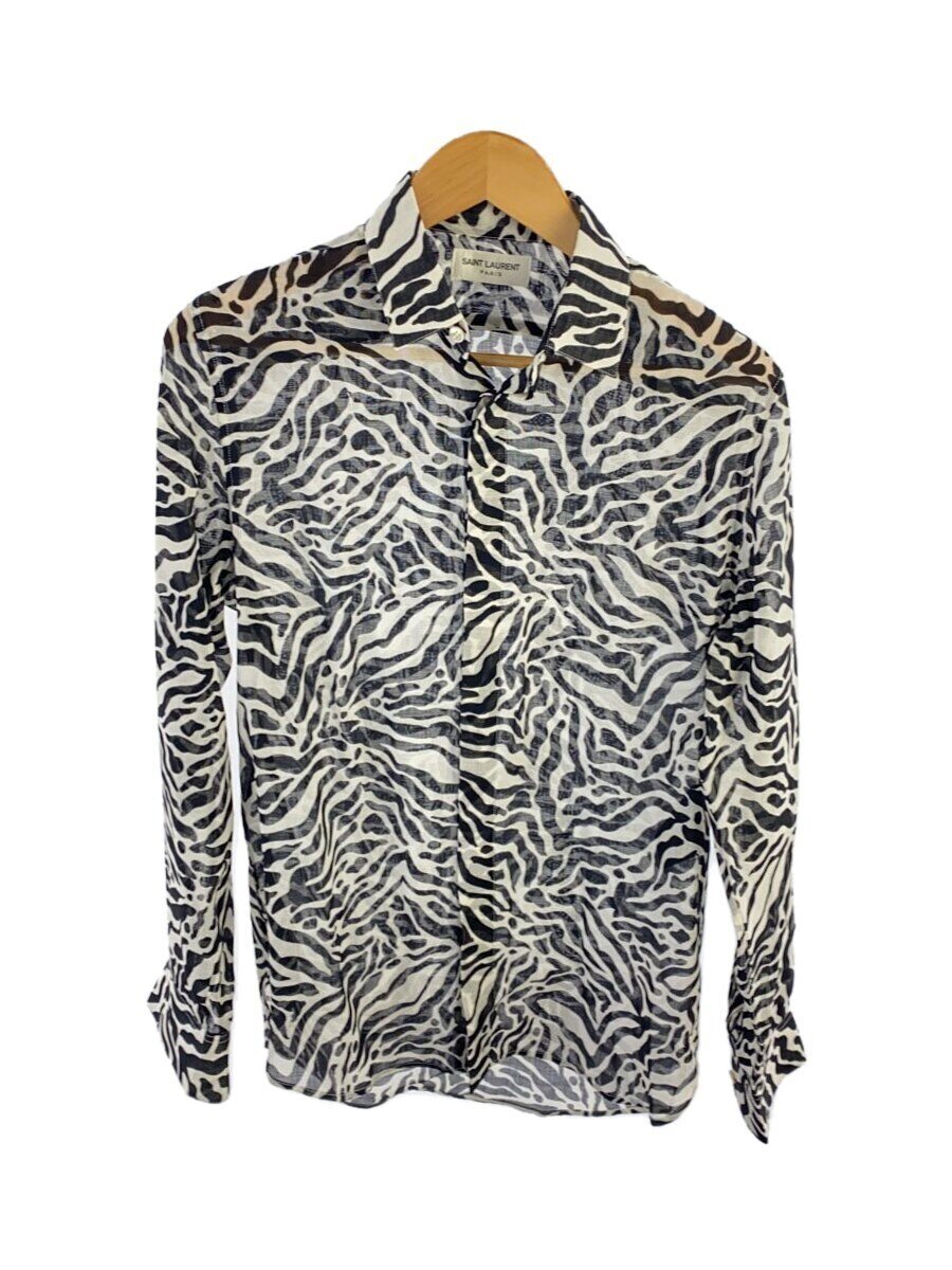 【中古】SAINT LAURENT◆長袖シャツ/36/ウール/BLK/無地/564172/ゼブラ【レディースウェア】｜2ｎｄ STREET 店