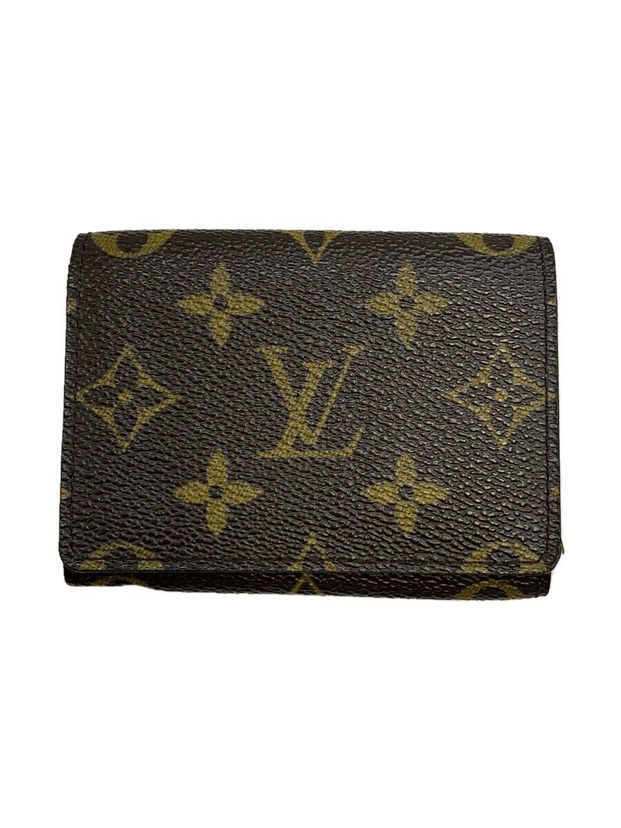 【中古】LOUIS VUITTON◆アンヴェロップ・カルトドゥヴィジット_モノグラム・キャンバス_BRW/レザー/BRW/モノグラム/レテ【服飾雑貨他】|2nd STREET 店