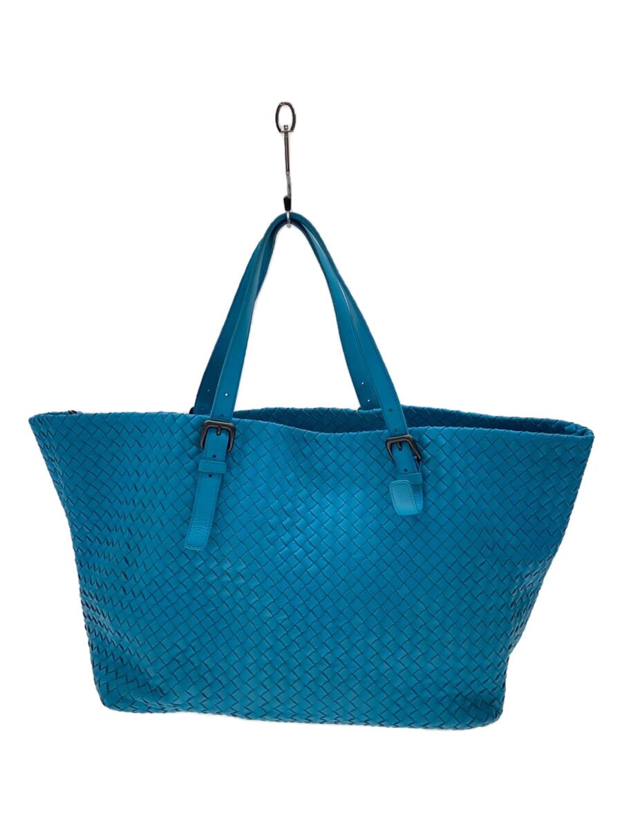 【中古】BOTTEGA VENETA◆イントレチャートショルダーバッグ[仕入]/型落ちぶれ・内部毛羽立ち有/WHT/無地//【御徒面子】