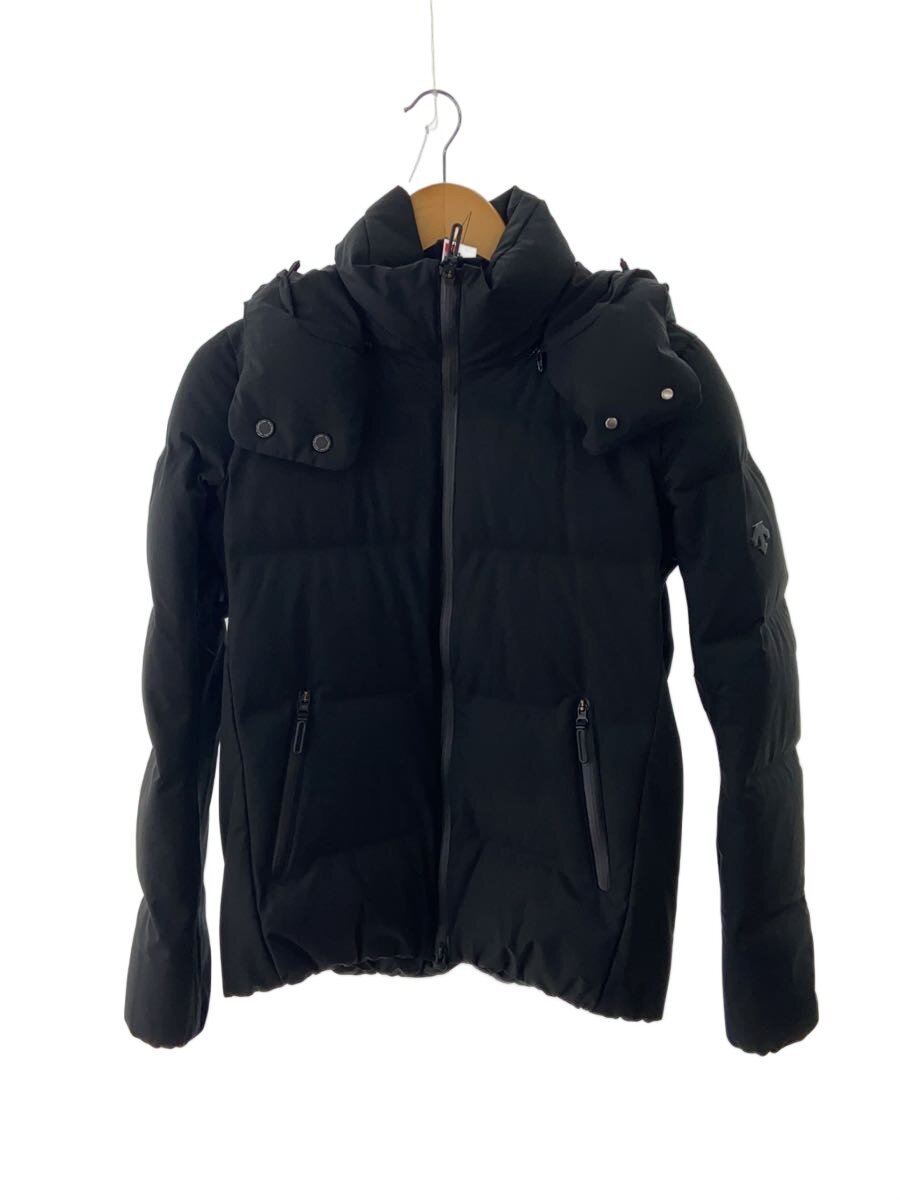【中古】DESCENTE◆落ちこむ上衣/S/ナイロン/BLK/無地/DAMSGK31U【メンズウェア】