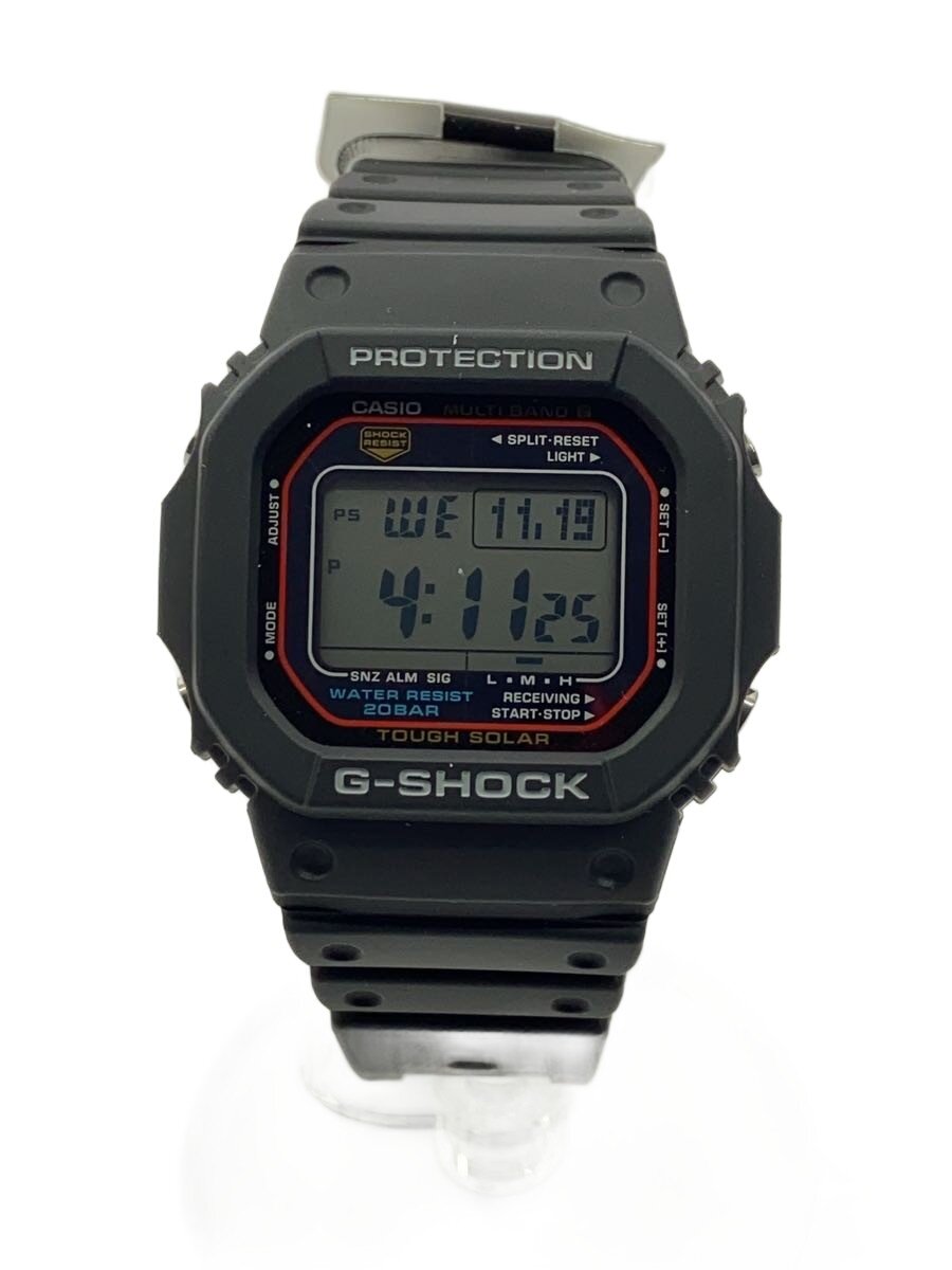 【中古】CASIO◆ソーラーウオッチ/デジタル/天然ゴム/BLK/BLK/GW-M5610U//【服飾雑貨他】