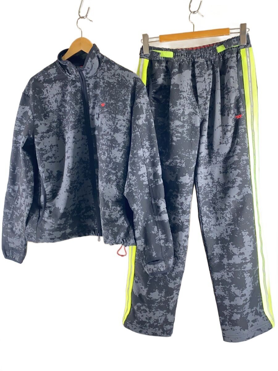 【中古】DIESEL◆物質の状態思いめぐらす/セットアップ/S/ポリエステル/GRY/刷り上げる/A131830BNAG【メンズウェア】