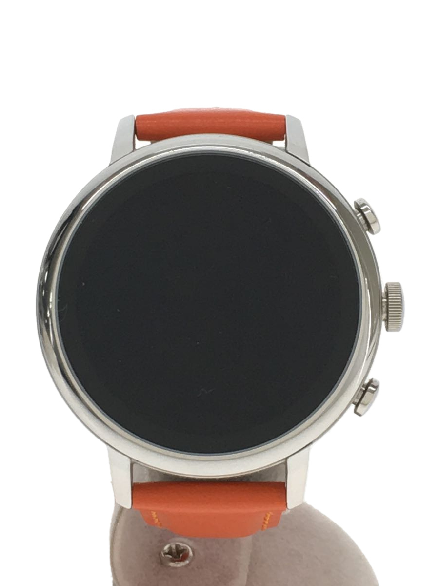 FOSSIL SMART WATCH - STAINLESS STEEL BLK ORN GENERATION 4 TOUCH SCREEN  LEATHER #